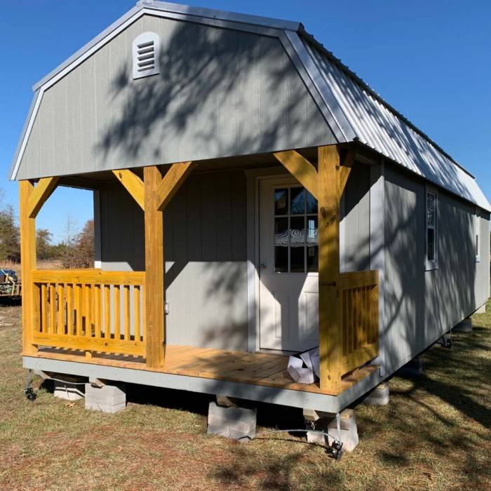 Danielle's 12x36 Lofted Cabin | i20 Outdoor Products Gallery Image