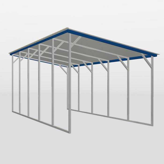 Single Slope Carport | i20 Outdoor Products Product Image